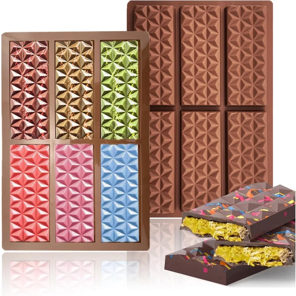 Силиконовые Формы Для Шоколада В Дубае Прямоугольные С Антипригарным Покрытием