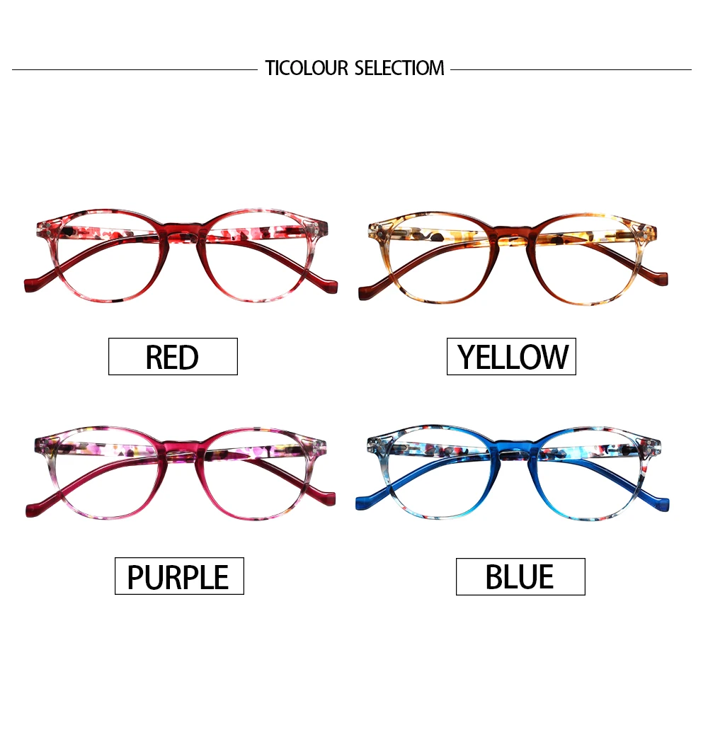 Круглые очки CLASAGA для чтения +0 до +4.0