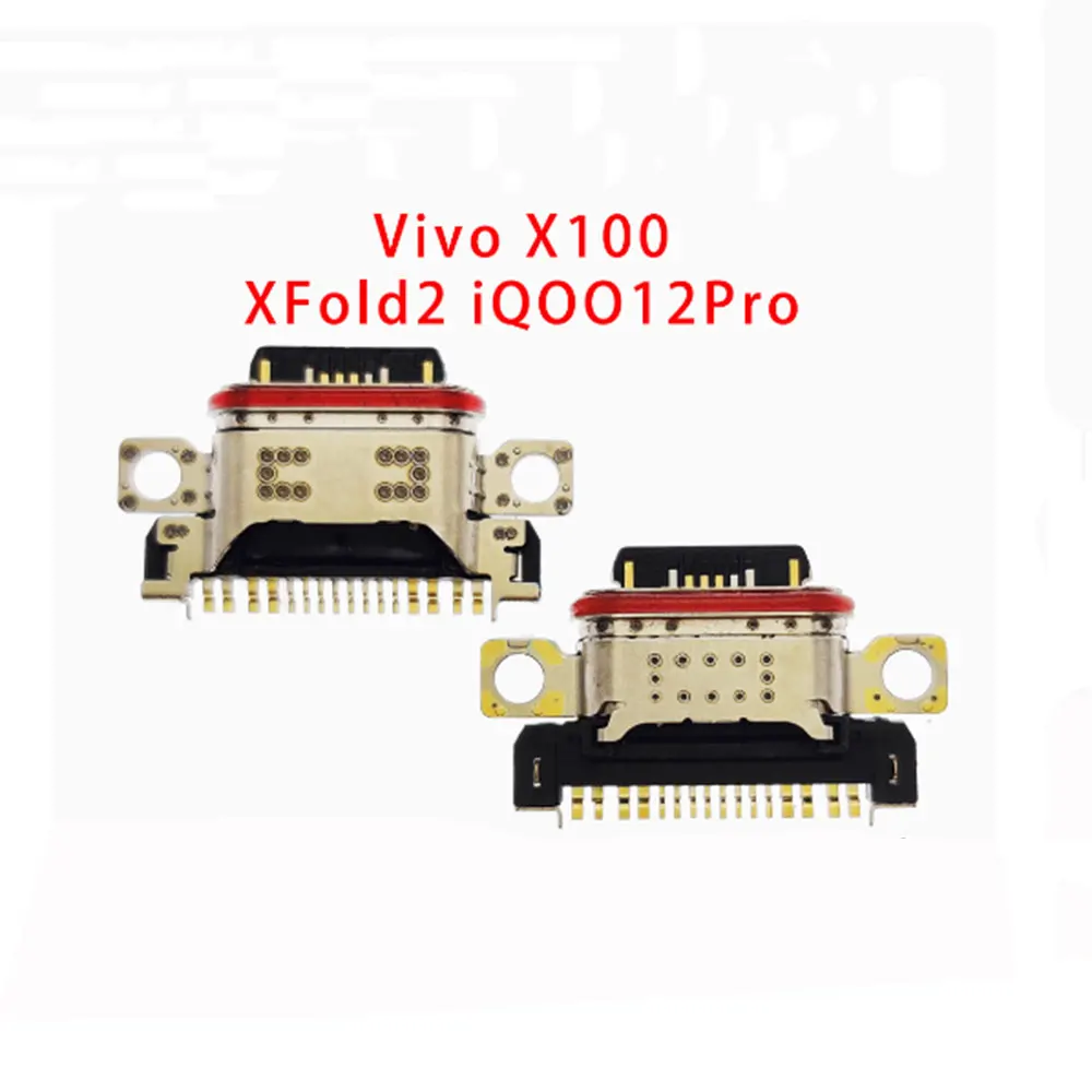 Фото Подходит для vivo X100 XFold2 iQOO12Pro, интерфейс хвостовой вилки, со встроенным USB-портом для зарядки на телефоне №1