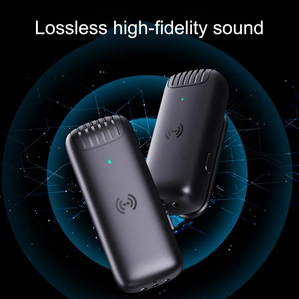 

Clear Sound Portable 2.4G Quick Response Wireless Lapel Microphone for Interview