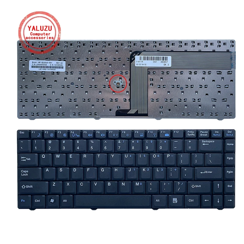 Новая клавиатура для ноутбука Hasee F1000 F1400 F1500 F1600 F2000 F3000 F4000 F6400 F200T F320T F232 F233 F233R F233T F233S