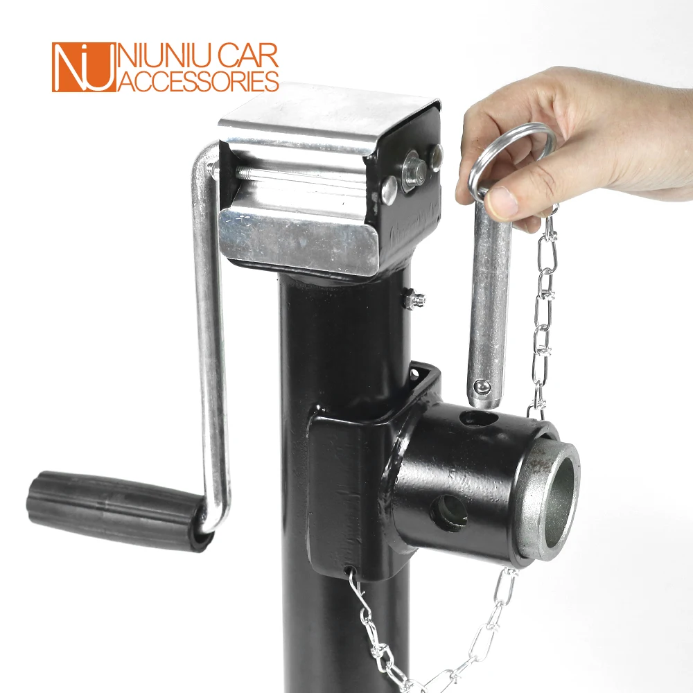 Прицепный домкрат боковая ручка с фиксированным ветром 10-дюймовое крепление