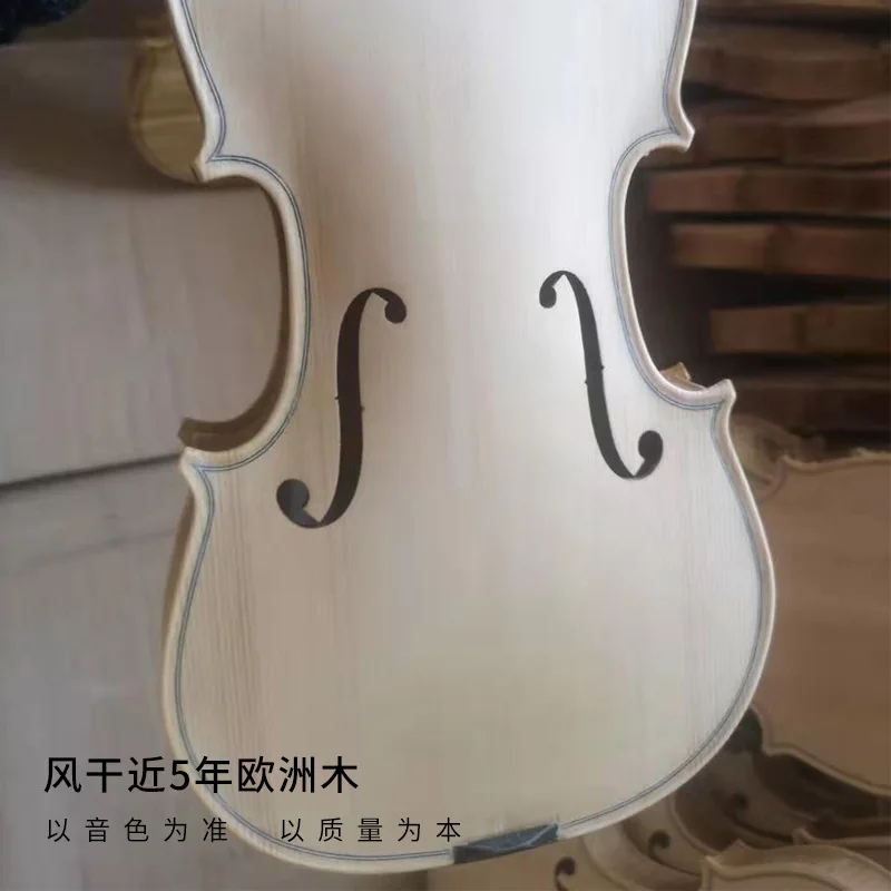 Высококачественная скрипка ручной работы из твердой древесины для профессионального осмотра и практики