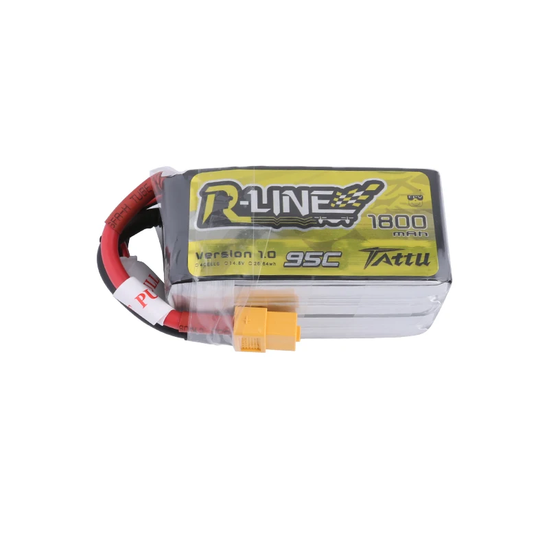 TATTU-R-LINE 1 0 95C 1800mAh 14 8 V Lipo аккумулятор для радиоуправляемого вертолета