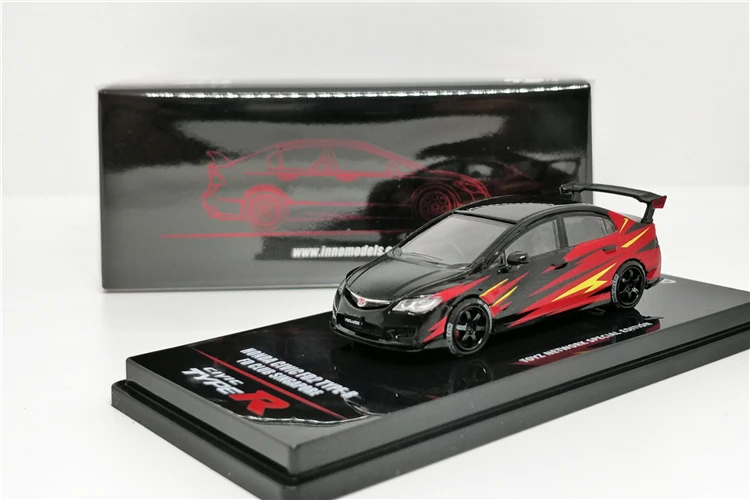 

INNO 1:64 Honda Civic FD2 Тип R FD Club литая модель автомобиля