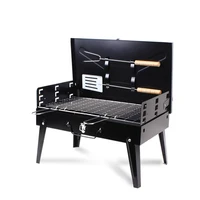 portable barbecue grill foldable outdoor charcoal grill rack camping kitchen picnic barbecue tools bbq