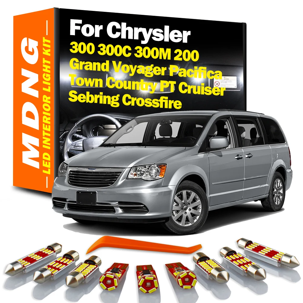 

Canbus для Chrysler 300 300C 300M 200 Grand Voyager Town Country PT Cruiser Sebring Crossfire Pacifica комплект светодиодный светильник Ки