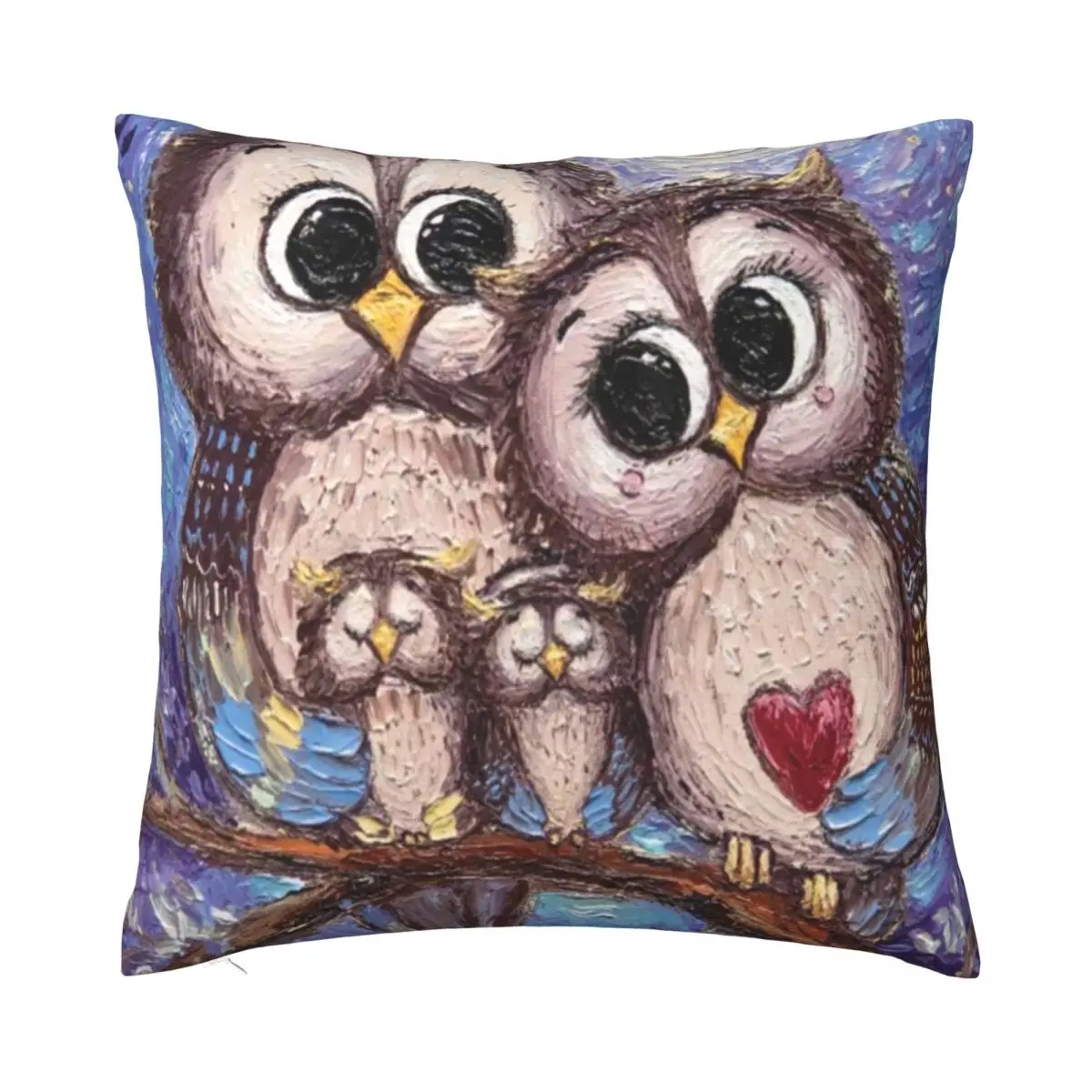 

Чехол с рисунком ярких животных Good Owls, 18 дюймов