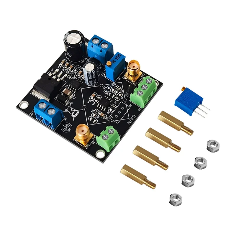 

AD620/623 Instrumentation Amplifier Voltage Amplifier Module Nanovolt Microvolt Adjustable Single Power Supply