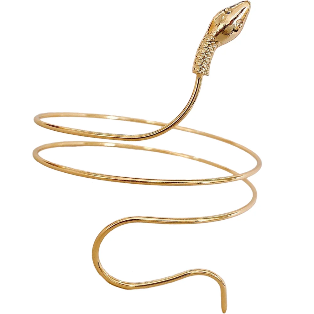 

Arm Cuff Snake Upper Bracelet Womenbracelets Bangle Band Costume Armband Cuffsadjustable Punk Armlet Wrapegyptian Simple