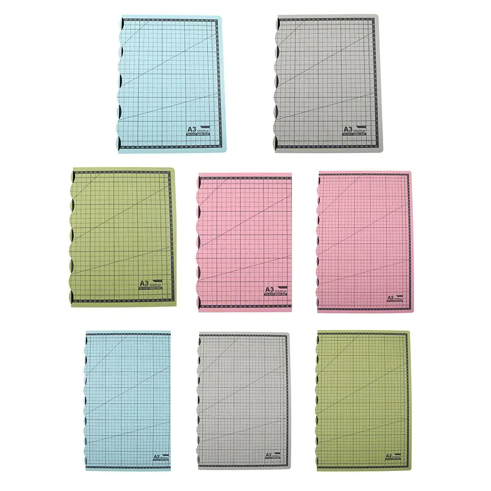 

A2 A3 PVC Sewing Cutting Paper Mat Foldable Durable Professional Non-slippery Self-healing Patchwork DIY Accessory