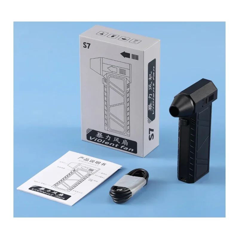 130000 Мини-турбореактивный вентилятор RPM Портативный Мощный воздуходувка