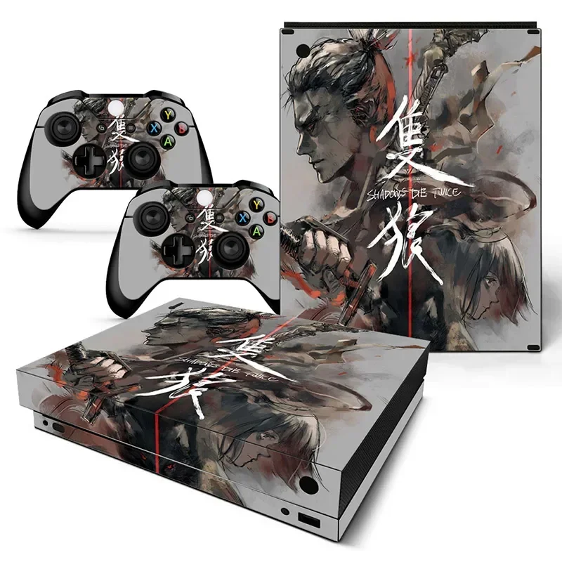 Прямая поставка наклейка на чехол из ПВХ для консоли Xbox one X и контроллеров Sekiro