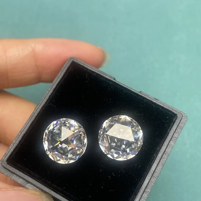 Pirmiana Doule Face Rose Cut D VVS1 Муассанит свободный драгоценный камень с сертификатом GRA для