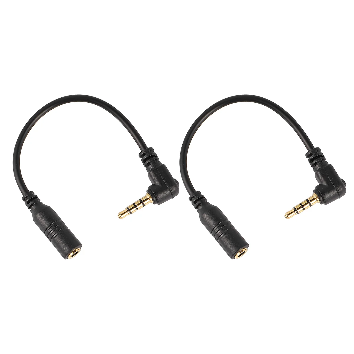 

2 Pieces 3.5mm TRS to TRRS Adapter Mic Converter Cable for Phone SLR Recording
