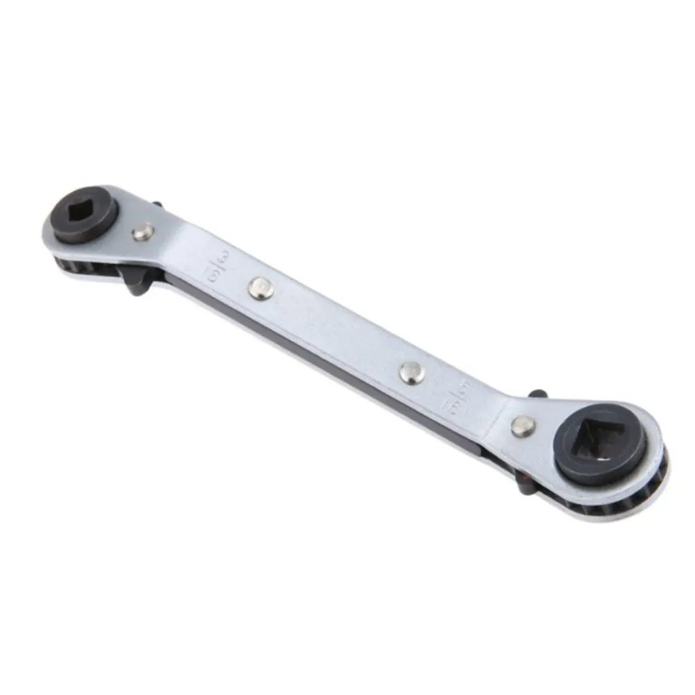 

1PC Square Ratchet Manual Wrench High Carbon Steel Air Conditioning Refrigeration Valve Wrench Tool Professional Hand Tools
