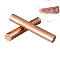 2pcs 50cm length 3456789101112mm diameter copper round bar rod milling welding for metal processing copper bar