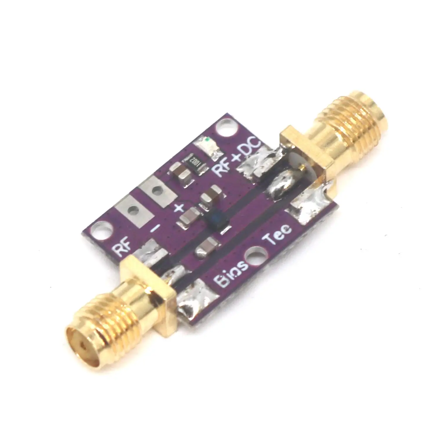 

10MHz-6GHz RF Bias Tee DC Blocker, Коаксиальный подачи инжектор для HAM радио RTL-SDR, усиление LNA и гелиевый шахтер WIFI 5.8Ghz дрон