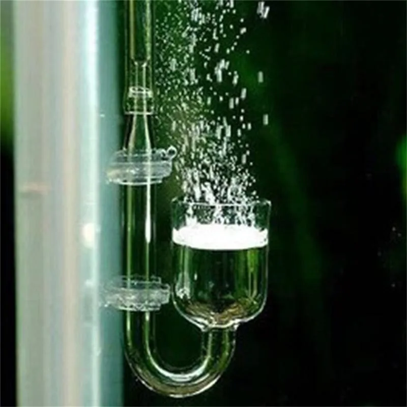 

U-образные стеклянные диффузоры Co2, аквариумные диффузоры CO2, стеклянная чаша, реактор углекислого газа, керамические диффузоры для аквариумов