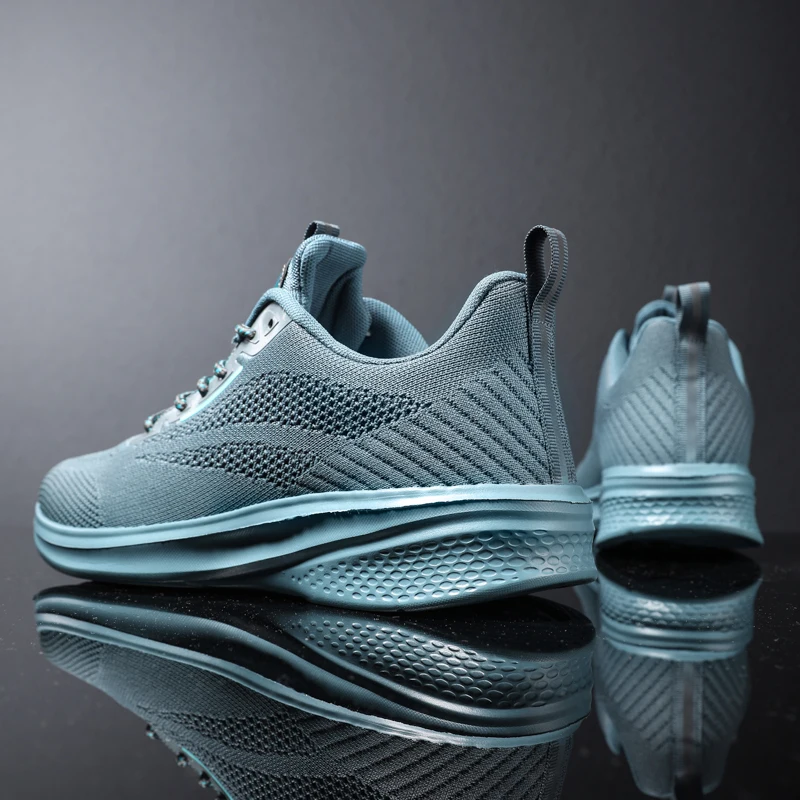 Men's Casual Sneakers Lace-up Mesh Upper Men's Shoes Light Comfortable Breathable Walking Shoes Men's Tennis Shoes Size 39-48