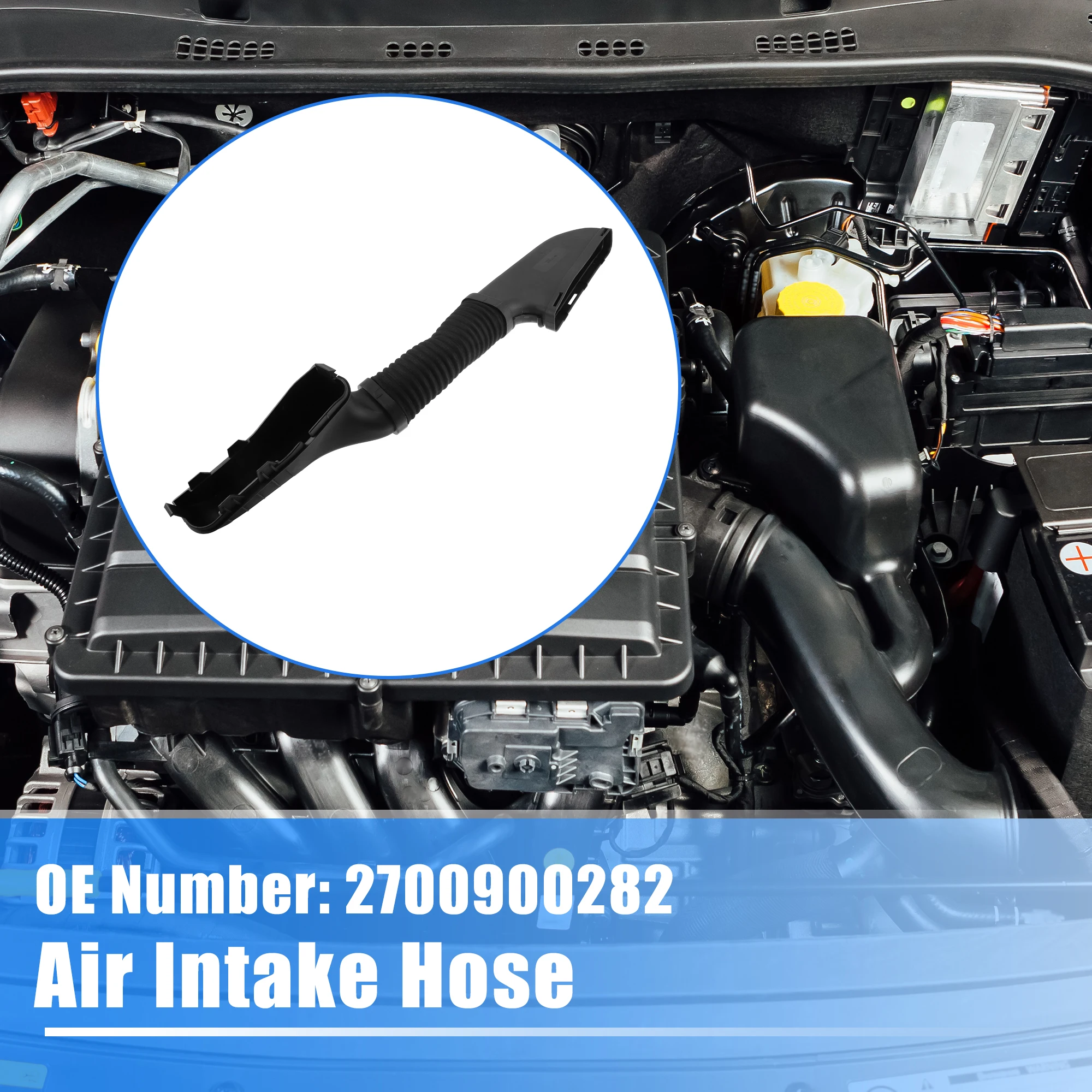 

UXCELL 2700900282 Car Air Intake Hose Tube for MERCEDES-BENZ CLA250 4MATIC SEDAN 4-DOOR 2014 2015 2016 2017 2018