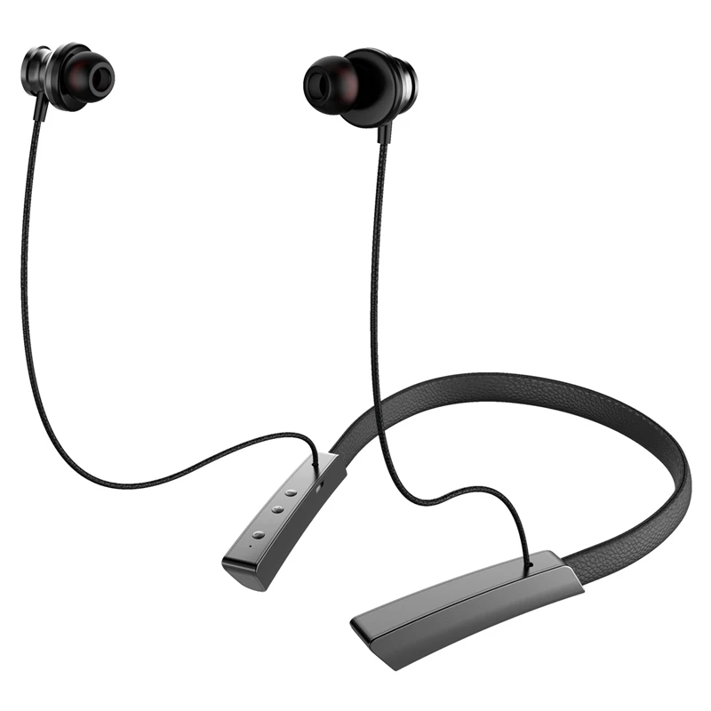 

Беспроводная гарнитура Bluetooth 5,1, наушники 8D с двойным шумоподавлением, Bluetooth спортивная Гарнитура, Черная