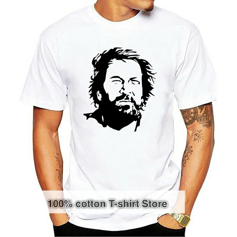 

Bud Spencer T Shirt Old Time Bud T-Shirt Short-Sleeve 100 Percent Cotton Tee Shirt Funny Streetwear Graphic Man Plus size Tshirt