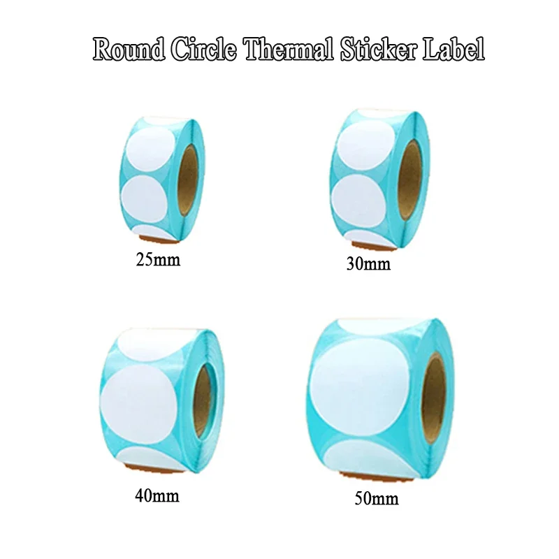 

Самоклеящиеся термоэтикетки Tonpei круглой формы 25/30/40/50 мм