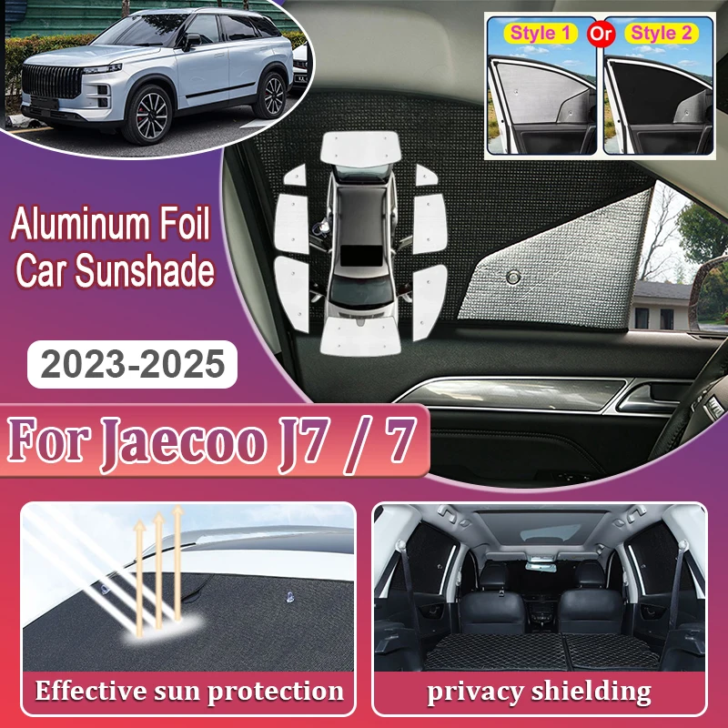 Солнцезащитные шторки для автомобиля Jaecoo J7, аксессуары для Chery Tansuo 06, Fulwin T6 2023, 2024, 2025 – Защита от УФ-лучей (art.: 3920dc2fe4bc7) - 3920dc2fe4bc7