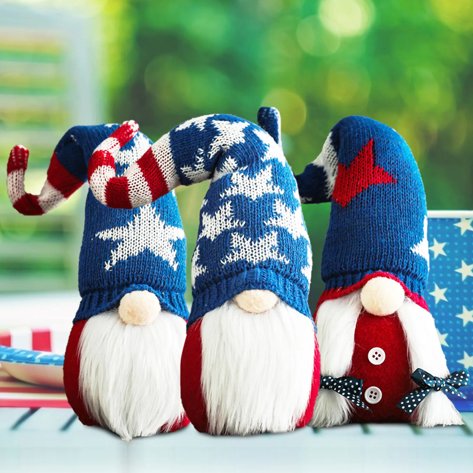 

Independence Decoration Faceless Toy Gnome High Hat Day h Doll Home Decor