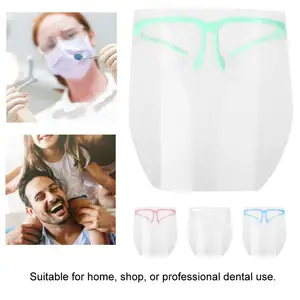 Стоматологическая маска для лица профессиональная защита лица щит для лица с 10 шт. съемный стоматологический защитный лицевой экран инструмент для стоматологии
