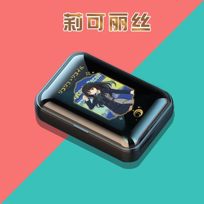 Аниме Lycoris Recoil Bluetooth наушники nishikier Chisato Cosplay Inoue Takina для Android беспроводные 5.0