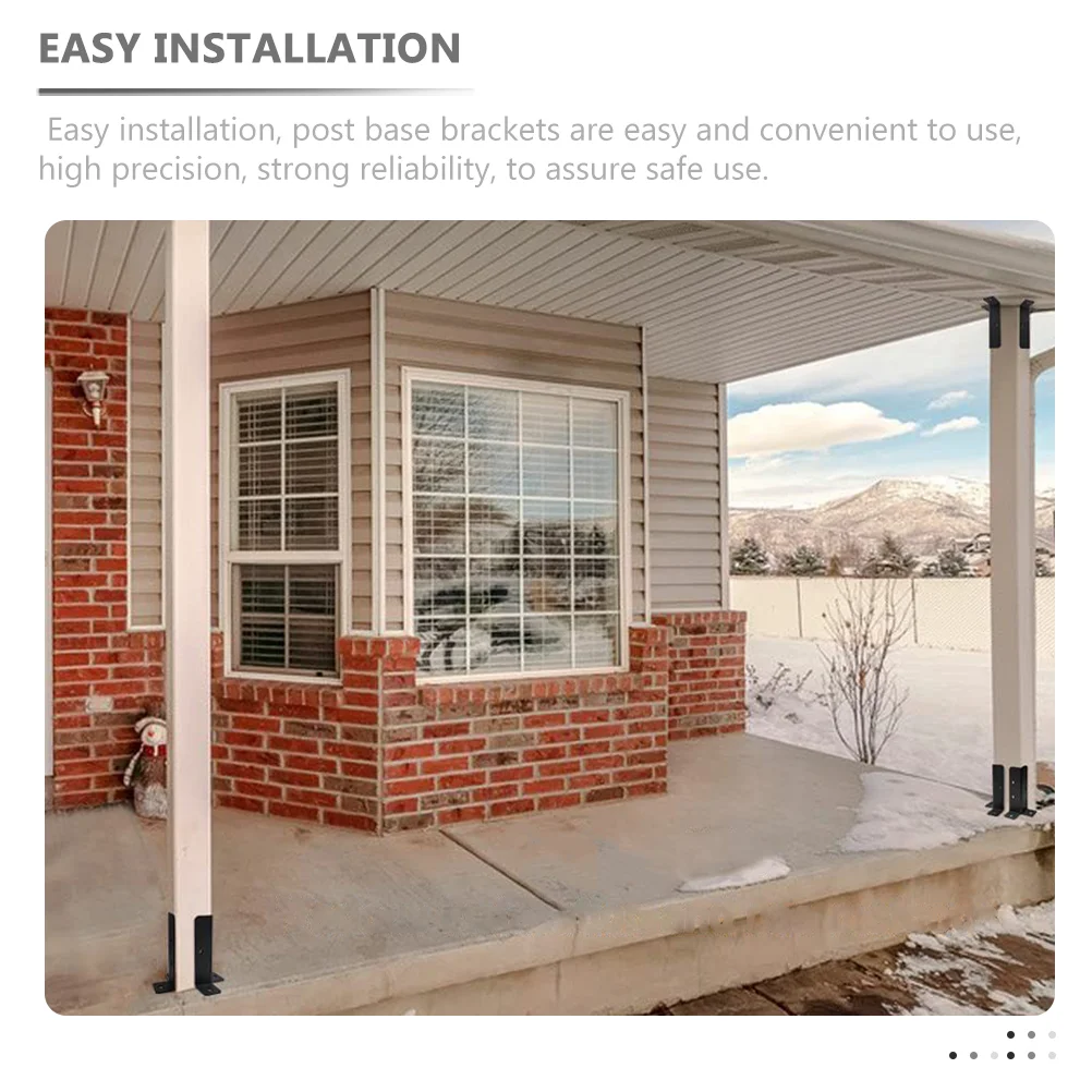 4 шт. крепежный кронштейн для патио комплект забора перголы установка почтового