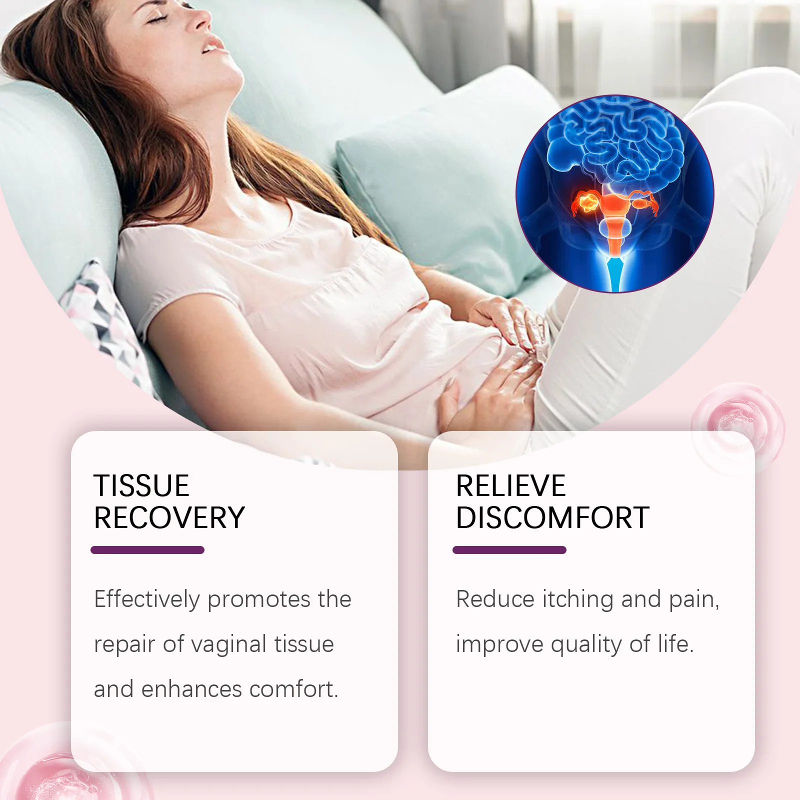 Женский крем для ухода за вагинатом облегчение вагинита укрепление влагалища