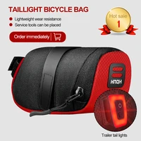bicycle bike saddle bag cycling seat tail pouch foldable seatpost storage rear bag pannier ciclismo backpack bicycle phone bags
