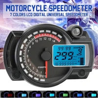 motorcycle odometer multiple functions easy viewing lcd screen universal motorcycle dashboard meter for autobike