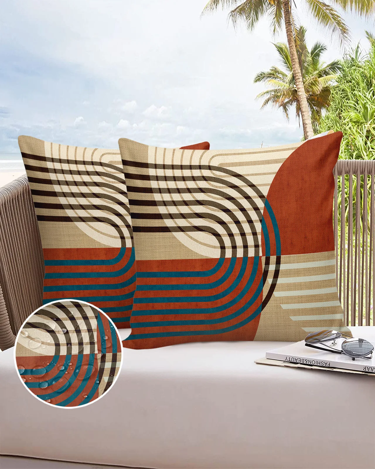 

2/4 шт., водонепроницаемые Декоративные Чехлы для подушек в стиле бохо