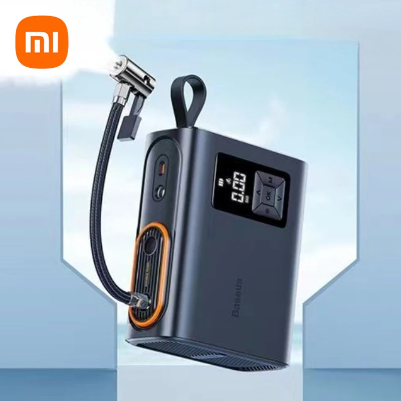 

Xiaomi Baseus Tire Inflator Pump Smart Car Air Compressor Wireless Dual Cylinder for Car Motorcycle Bicycle Tyre Inflation Tool