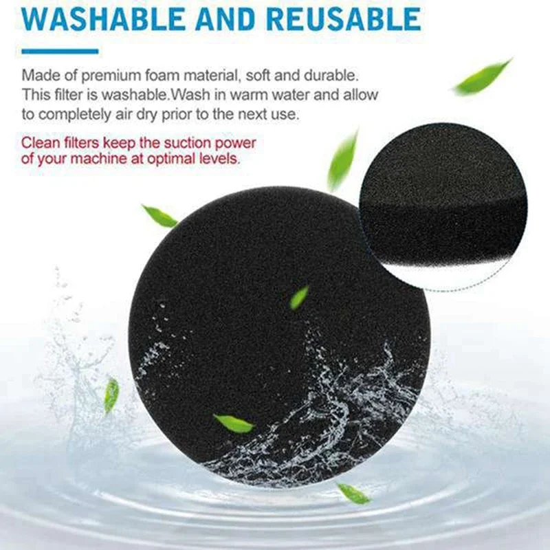 Вакуумный поролоновый фильтр для Eureka DCF-26 замена 1608225 - Подходит части 68465A 68465A-2