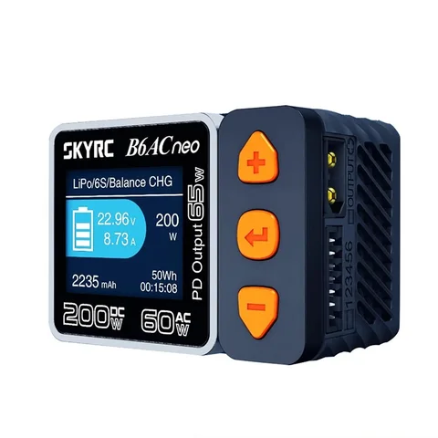 Умное зарядное устройство SKYRC B6AC NEO, 60 Вт, 200 Вт, 10 А, для 1-6S Lipo LiFe Lilon LiHV 1-15S NiMH NiCd