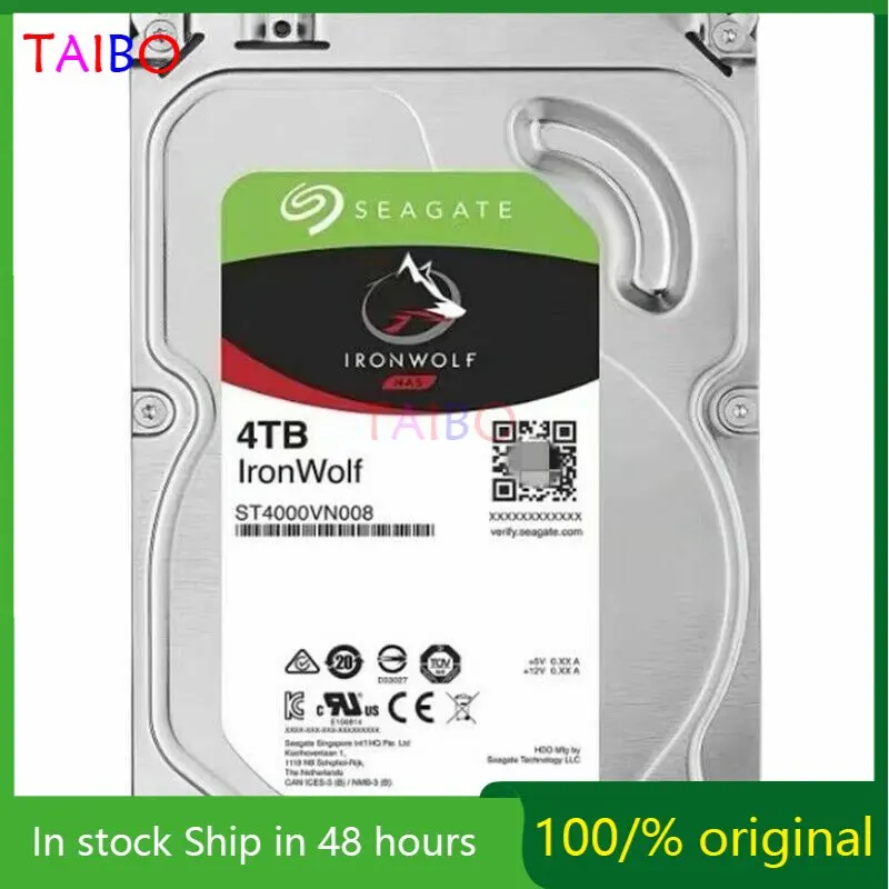 FOR new Seagate ST4000VN008 4TB IronWolf 3.5" SATA3 NAS Hard Drive NEW