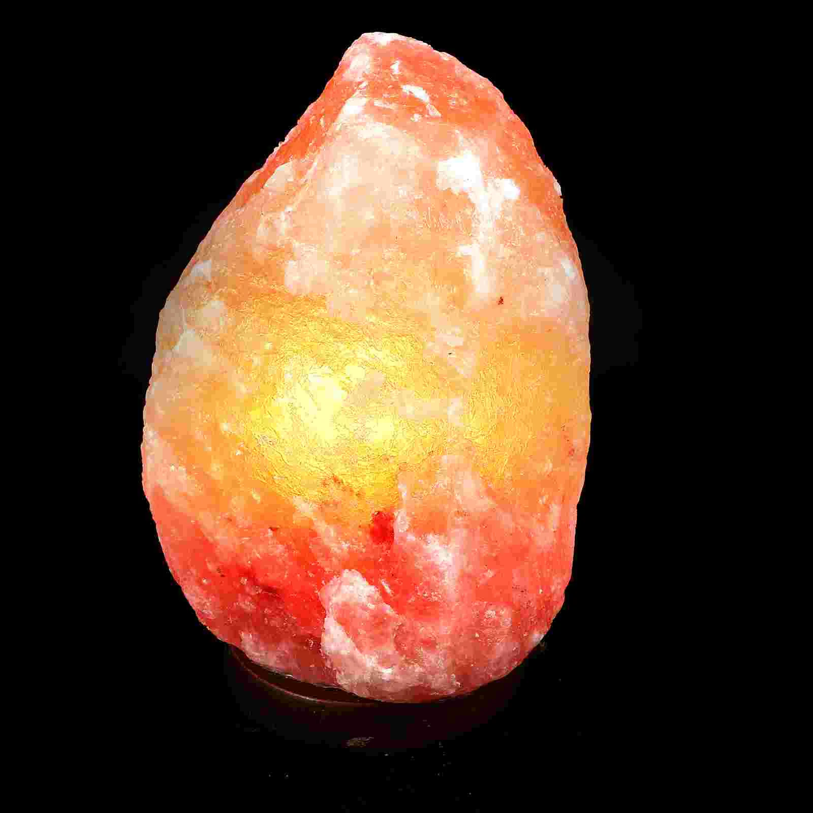 

Glass Cup Salt Lamp Bedside Lamps Night Light Nightstand Living Room Bedroom Decor Home