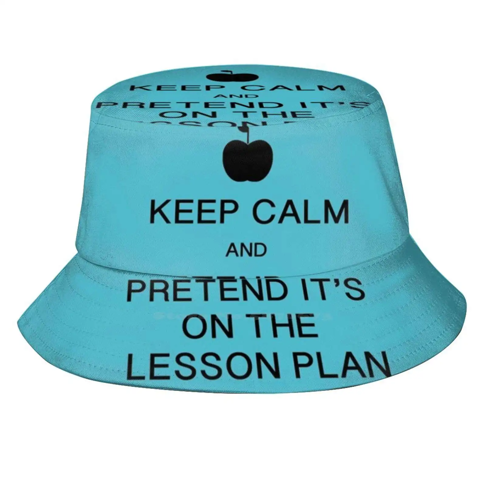 

Keep Calm And Pretend It'S On The Lesson Plan Unisex Summer Outdoor Sunscreen Hat Cap Teacher Teaching Keep Calm Primary