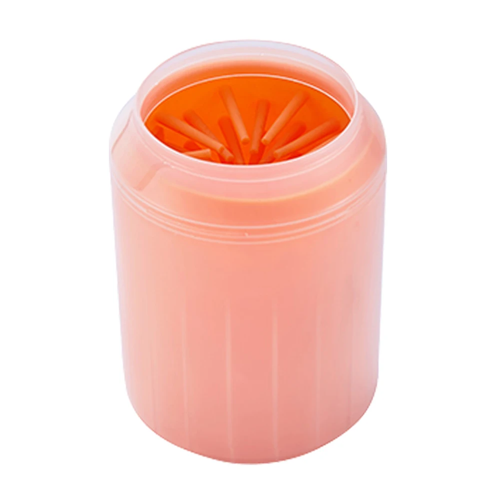 

Massage Portable Puppy Grooming Dog Paw Cleaner Cup Reusable Outdoor Cats Foot Washer Detachable Soft Brush PP Pet Supplies