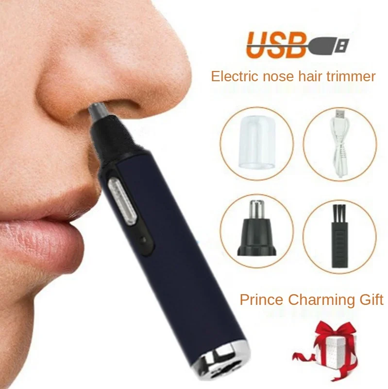 Триммер для волос в ушах и носу мужской перезаряжаемый триммер электрическая