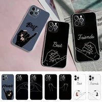 girls bff best friends forever always phone case for iphone 11 12 13 mini pro max 8 7 6 6s plus x 5 s se 2020 xr xs 10 case