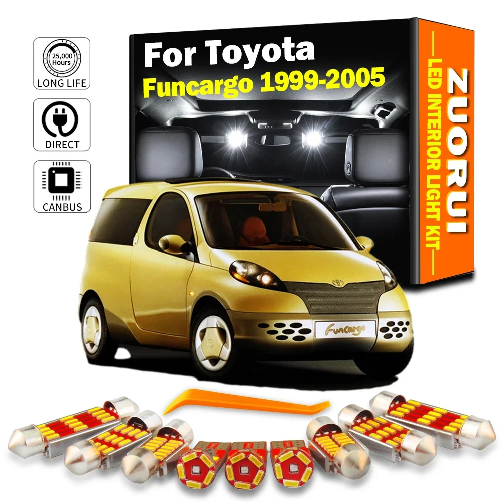 ZUORUI 9 шт. Canbus светодиодный комплект внутреннего освещения купольного багажника