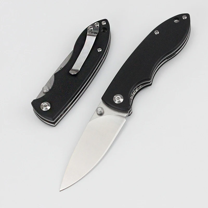 

G10 Steel Folding Blade Knife 60HRC Shatvik Blade Tactical Survival Outdoor Folding Pocket Knives Utility EDC Tools GT-GF111