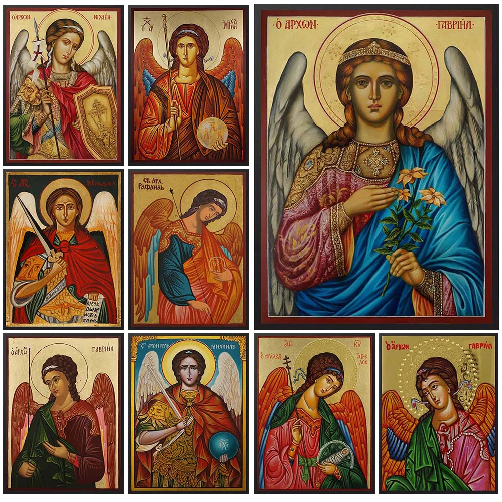 Арчанель Габриэль православный Хранитель Ангел религия настенные картины для