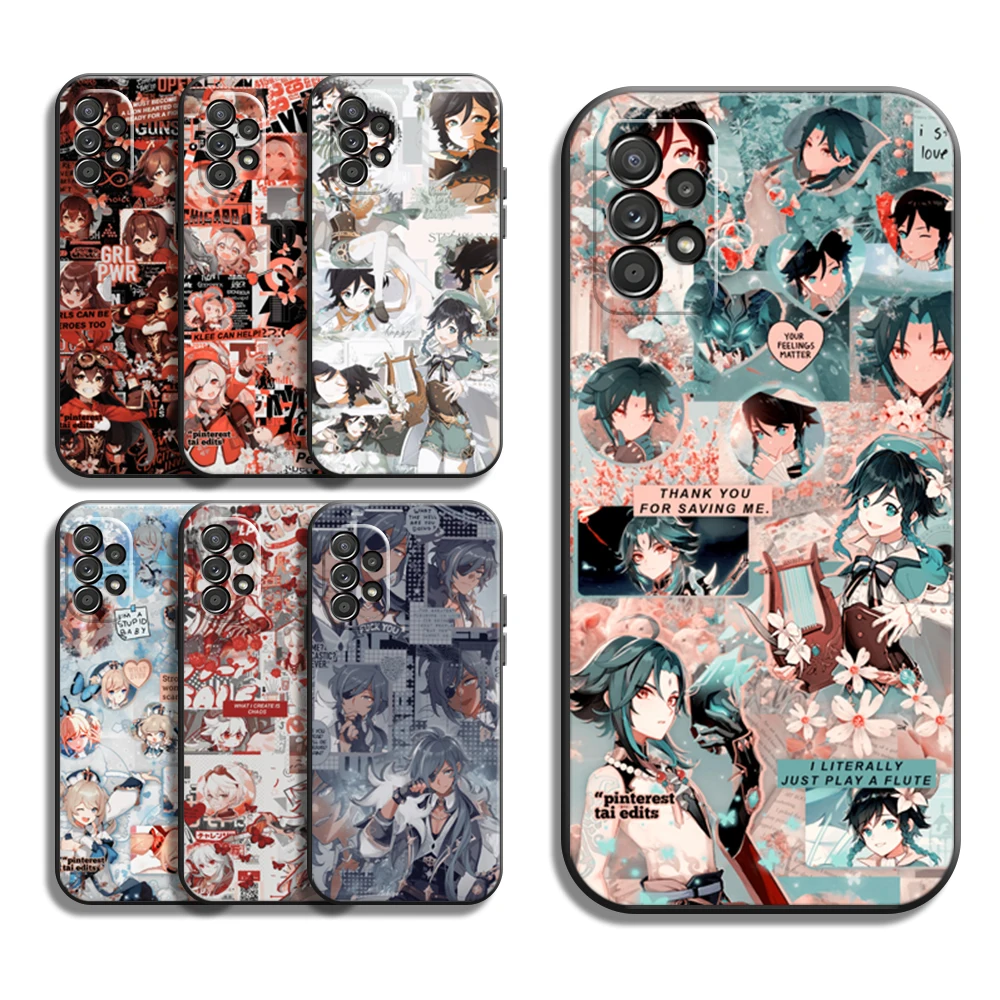 

Genshin Impact GAME Phone Cases For Samsung S20 S20 FE S20 Lite S20 Ultra S21 S21 FE S21 Plus Ultra Coque Back Cover Funda